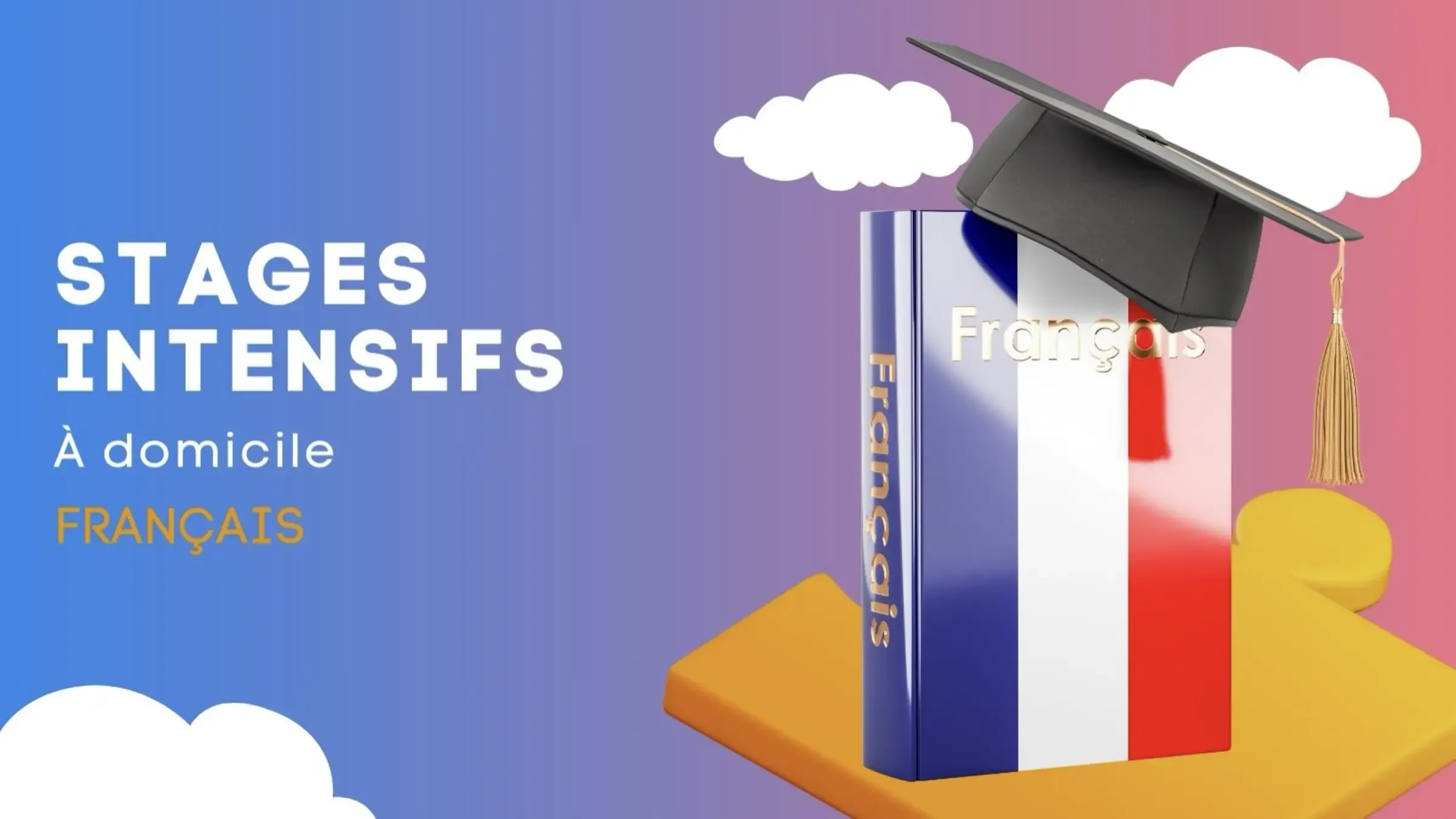 Stages intensifs de français à domicile - Cours Academy