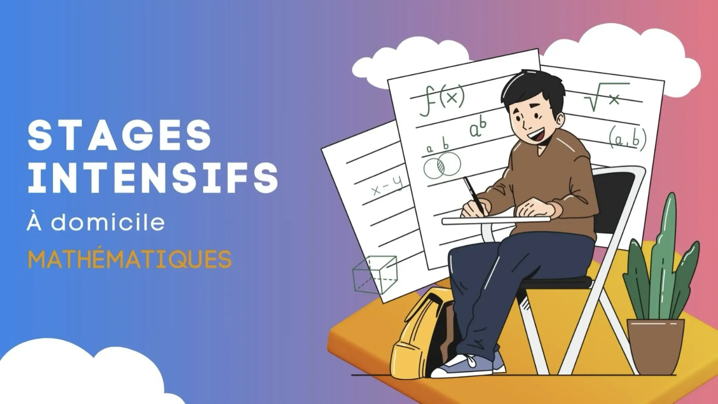Stages intensifs de mathématiques à domicile - Cours Academy